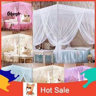 ◄✲Gh Romantic Princess Lace Canopy Mosquito Net No Frame for Twin Full Queen King Bed