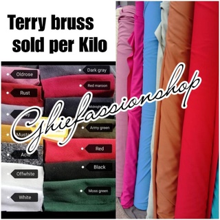 Terry Brass Fabric sell per Kilo