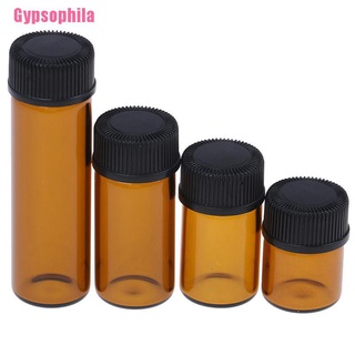 vial✘▦[[Gypsophila]] 1 /2/3/5Ml Mini Amber Glass Reagents Sample Bottle Brown Vials With Cap