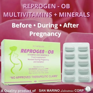 Reprogen ob multivitamins for pregnant and breastfeeding mom