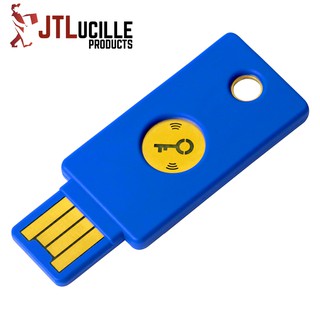 YubiKey Security Key NFC by Yubico - Two Factor Authentication USB Security Key, Fits USB-A Ports.