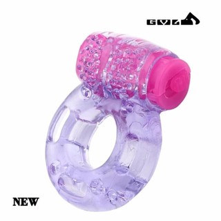 Size Enhancer Silicone Vibrating Ring Toys Adult Men