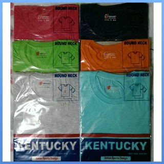 【Available】KENTUCKY T-shirt R-neck for kids to adult Colored 6 pcs per pack (random assorted colors)