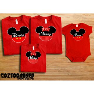 Mickey Family shirt (PRICE IS PER PIECE, NOT SET)