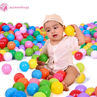✿WB✿ Colorful Soft Plastic Ocean Water Pool Ball Funny Baby Kid Swim Pit Toy