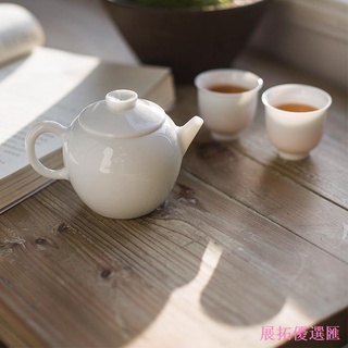 Jingdezhen Ceramic Teapot Handmade White Porcelain Pot The Pearl Tea (4)