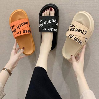 2022 New ladies casual slippers all-match non-slip platform beach slippers