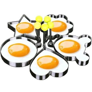 AIC Stainless Steel Omelet Creative Poached Egg Mold KItchen Tool COD