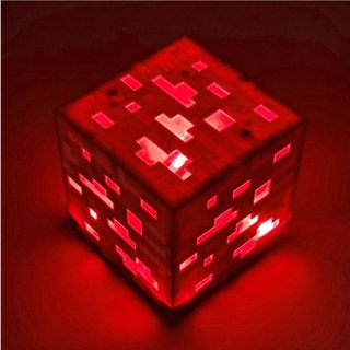 【Ready Stock】♙Minecraft Light-up Square Diamond Ore LED Light Toys as Xmas Gifts
