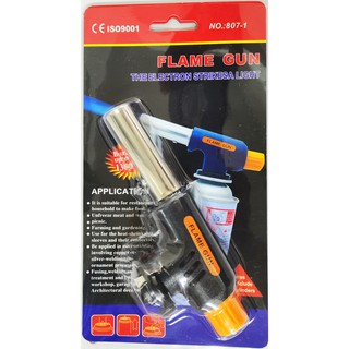 Gas blow flame gun butane auto ignition jet burner welding torch