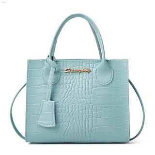 handbag△MIA Korean Fashion Shoulder Square croco Leather Ladies Women bag sling& hand bag#M-013