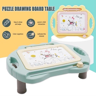 Children's magic magnetic puzzle drawing board table toy