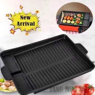 BBQ GRILL Korean Barbeque Grill Plate (Rectangular Grill Pan)