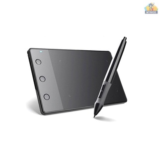 [MY STOCK]Huion H420 Professional Graphics Drawing Tablet with 3 Shortcut Keys 2048 Levels Pressure Sensitivity 4000LPI Pen Resolution