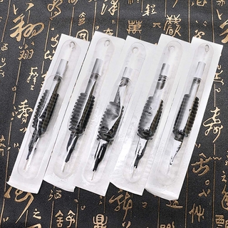 10Pcs Disposable Tattoo Tubes Tips Grips with Needles Tattoo Needles and Combo Tubes for Tattoo Machine (5)