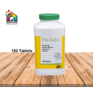 Pet-Tabs Supplement for Dogs 60 ~ 180tabs