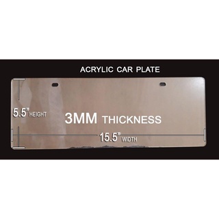 Sill PlatesஐAcrylic Car Plate (Blank) ISANG PIRASO LANG