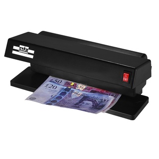 Portable Multi-Currency Counterfeit Bill Detector Ultraviolet Dual UVLight Detection Machine Cash No