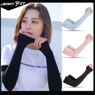 Jennyfit Arm Sleeve Sun UV Protection Bicycle Arm Sleeves Riding Running UV Sunscreen Nylon Cool Arm Sleeves for Men & Women