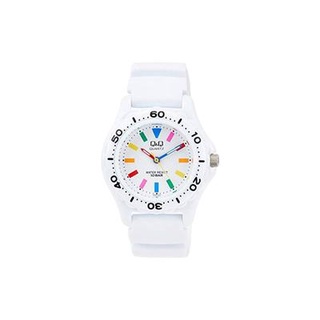 Japanese Direct Mail CITIZEN Q & Q Watch Analog Waterproof Polyurethane with VR25-002 Lady White