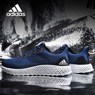 New Adidas Shoes Men's Sports Shoes Shock Absorption Running Shoes Low-top Casual Shoes Fashionable And Comfortable Breathable Mesh Shoes Women's Jogging Shoes Couple Shoes Lightweight Large Size Men's Shoes 38-46
