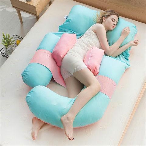 U Shaped Maternity Pregnant Women Sleeping Support Pillows / HighQuality Maternity Pregnancy Nursing Sleeping Body Pillow / Pregnant women pillow waist side pillow side pillow pillow pillow during pregnancy U-shaped pillow belly G artifact bed pillow
