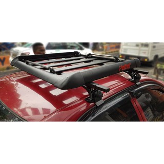 Roof rack Topload Luggage Carrier Aluminum Black (1)