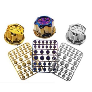 Motorcycle Parts Accessories Bolt Cap Crew Nut Screw Cover Color Flower Type Universal 30pc
