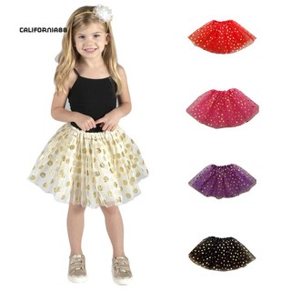 Cali☆Cute Kids Girls Round Paillette Princess Dancewear Ballet Dance Party Tutu Skirt (1)