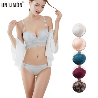 UNLIMON Women Sexy Lace Push-up Bra Sets Lingerie cDza