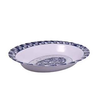 Oriental Style Blue & White Porcelain [ China Blue ] Melamine Dinner Ware Tableware Bowl (8)