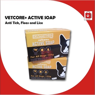 Vet Core + Active Dog Soap (Deltamethrin) 135g