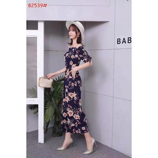 HS-82539 Summer Off Shoulder Floral Print Casual Women Sexy Playsuit beach Bohemian sexy Romper
