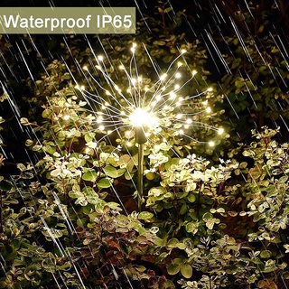 ✾Solar Firework Light/120 LED Warm Light Outdoor Firework Solar Garden Decorative Lights / Waterproo