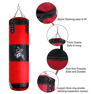 Training Fitness Boxing Punching Bag Empty Sport Sandbag puching bag boxing with Boxing Gloves 80cm (3)