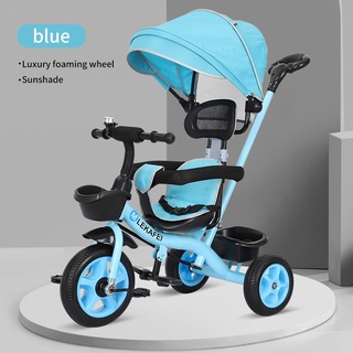 [COD] 4 in 1 baby tricycle children's walker tricycle, children's bicycle, three-wheeled stroller PH