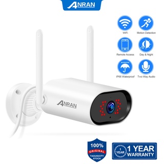 ANRAN CCTV IP Camera 3/5MP HD1536P Wired Outdoor Wi-Fi Smart Monitor With Clear IR Night Vision Two-Way Audio 2.4G IP66 Waterproof