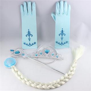 [NNJXD] 4Pcs/set Baby Girls Princess Crown Hair Gloves Wand Accessories (1)