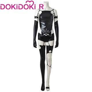 DokiDoki-R Game Cosplay NieR:Automata A2 Cosplay Costume Women Halloween Sexy A2 Costume NieR