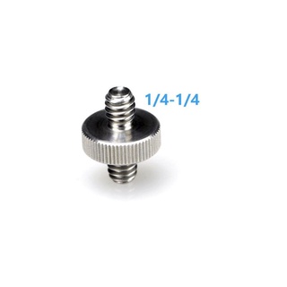 OUT Metal 1/4" Male to 1/4" or 3/8" Male Threaded Adapter 1/4 or 3/8 Inch Double Male Screw Adapter for Tripod Camera Accessories (4)