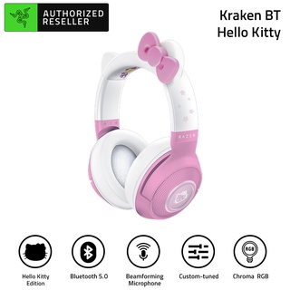 Razer Kraken BT Kitty Edition Wireless Bluetooth Headset with Razer Chroma RGB (Quartz) (1)