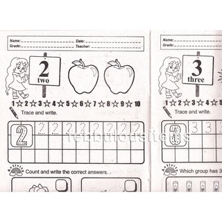 Books♤✷Learn to Write Your Numbers Coloring Book