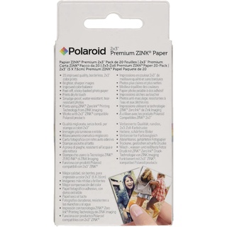☍Polaroid 2x3ʺ Premium Zink Zero Photo Paper (20 Pack) Compatible with Polaroid Snap/SnapTouch