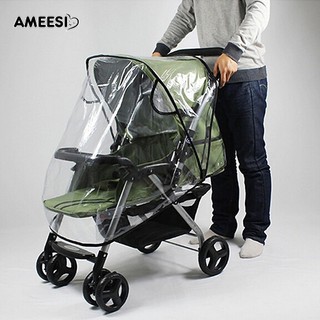 AMEESI Wind Dust Shield Baby Stroller Pushchair Pram Rain Cover