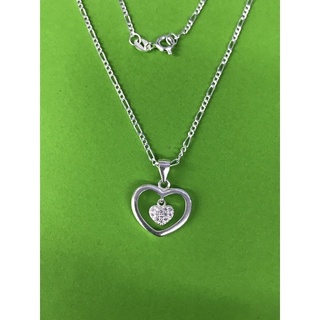 [CS] original 92.5 italy silver necklace with pendant