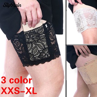 rain shoe✕✺℡SLIPRAIN ® 1Pc Women Elastic Lace Anti-Chafing Thigh Band Pocket