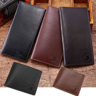 Q008-Q088 New HIGH QUALITY Leather Black/Brown Wallet for Men's Coin Purse-MFJ