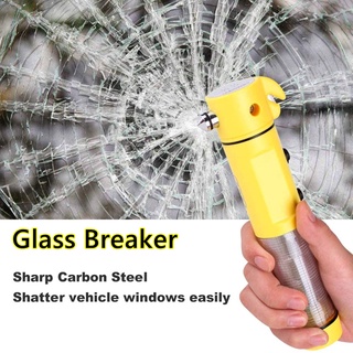 【Safety Hammer】 4 in 1 Car Glass Window Breaker Safety Escape Emergency Hammer Seat Belt Cutter (1)