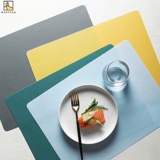 BANFANG waterproof and oil-proof silicone heat-resistant washable placemat