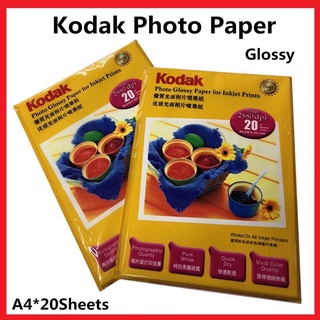 Kodak Glossy Photo Paper 235gsm A4 210x297mm (20 sheets)